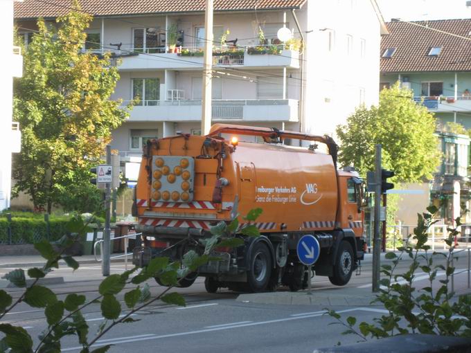 Freiburger Verkehrs AG: Schienenreiniger