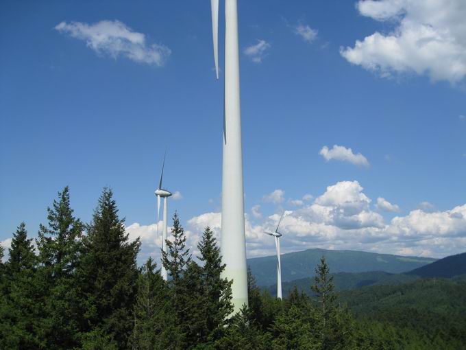 Friedrichsturm Blick Windpark Rosskopf