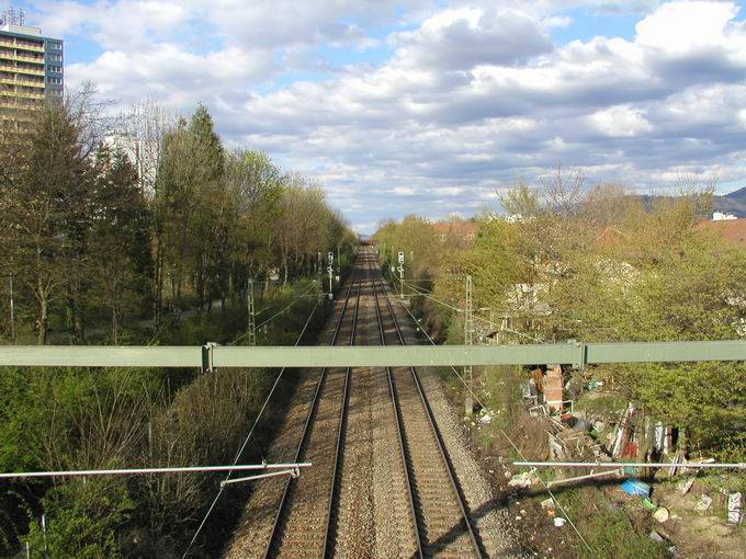 Gterbahnlinie Freiburg Haslach