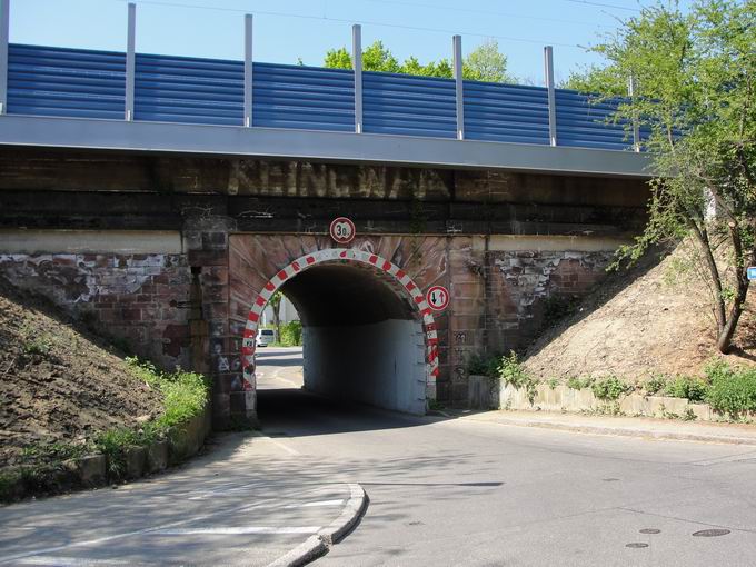 Unterführung Händelstraße Freiburg