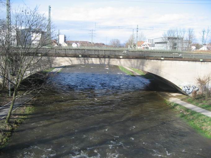 Hauptbahnbrcke Freiburg