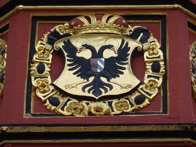 Historisches Kaufhaus Freiburg: Wappen Doppeladler