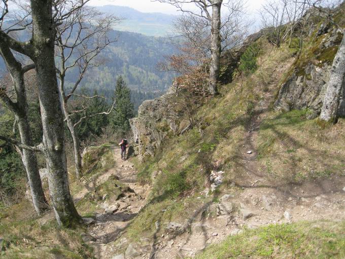 Kybfelsen Wanderweg