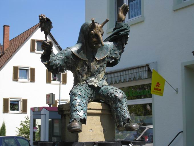 Narrenbrunnen Freiburg St. Georgen