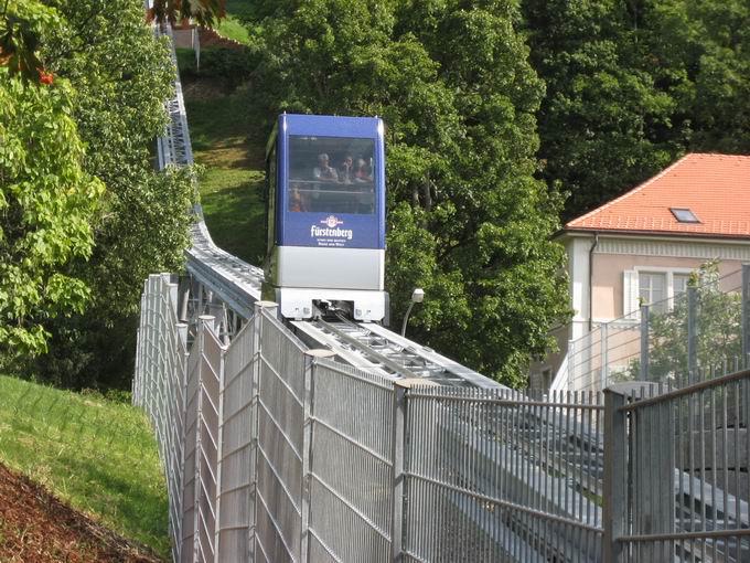 Kabine Schlossbergbahn Freiburg