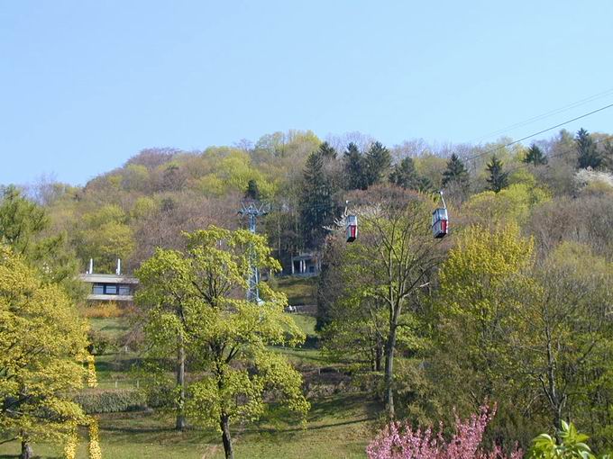 Kabinen Schlossbergseilbahn Freiburg