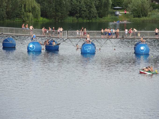 Forsthaus Seepark: Blick Pontonsteg