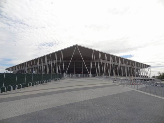 Stadion Sport-Club Freiburg: Nordwestansicht