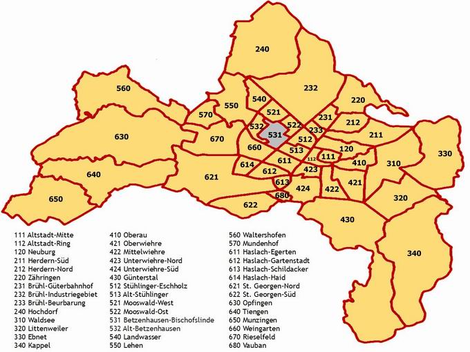 Stadtbezirk Betzenhausen-Bischofslinde (531)