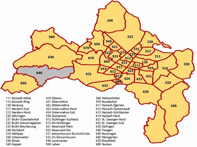 Stadtbezirk Freiburg Tiengen (640)