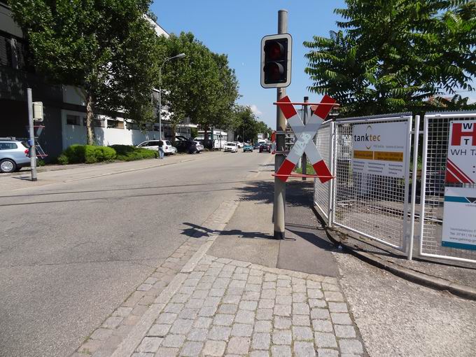 Bahnbergang Zinkmattenstrae Freiburg