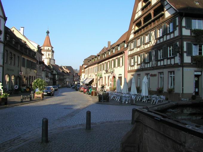 Marktplatz Gengenbach: Blick Hauptstrae