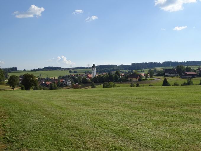 Kirche St. Fides Grafenhausen: Landschaft
