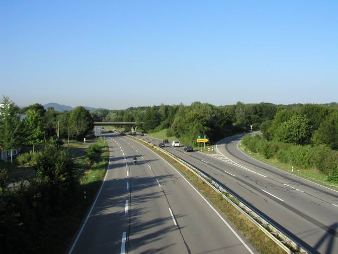 B3-Brcke Gundelfingen: Sdblick