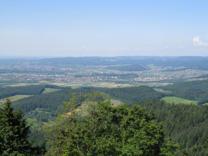 Breisgaublick vom Martinsfelsen