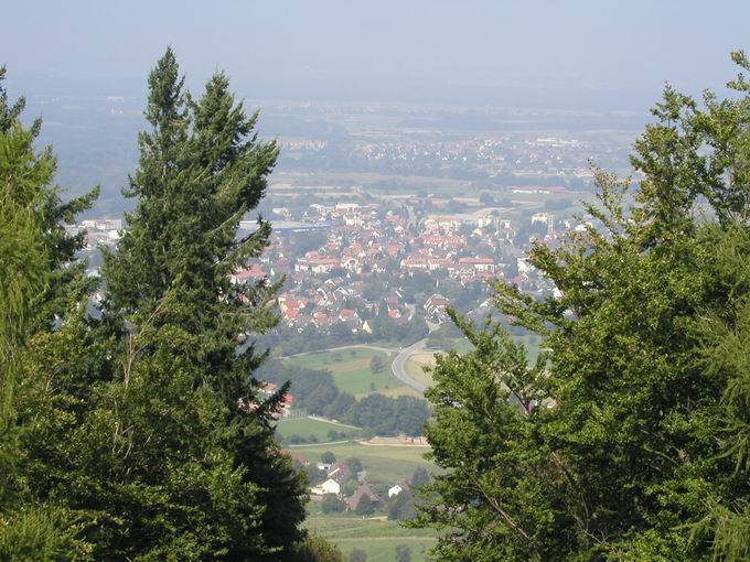 Zhringer Burg: Blick Gundelfingen