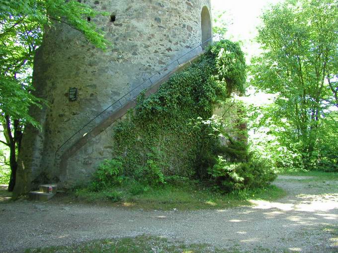 Treppe Rundturm Zhringer Burg