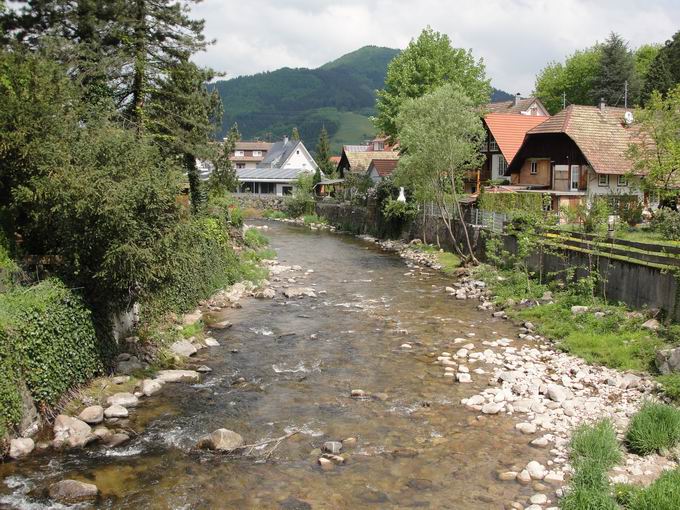 Kirchstrae Gutachbrcke: Nordblick