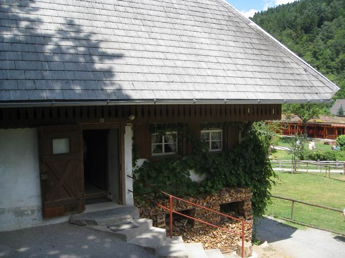 Vogtsbauernhof: Eingang zum Tagelhnerhaus