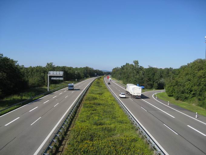Autobahn A5 Hartheim