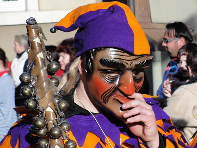 Maske Schellewercher Hausen im Wiesental