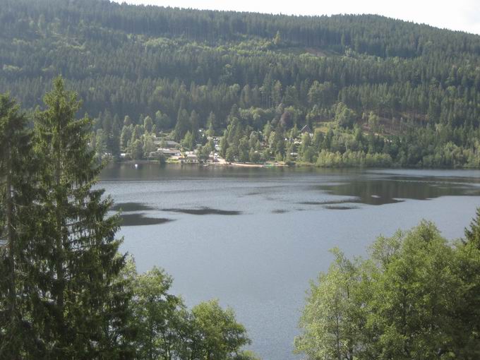 Alemannenhof Titisee: Blick Titisee & Seehusle