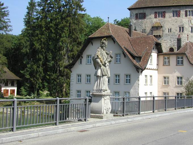Nepomukstatue Rheinbrcke Hohentengen