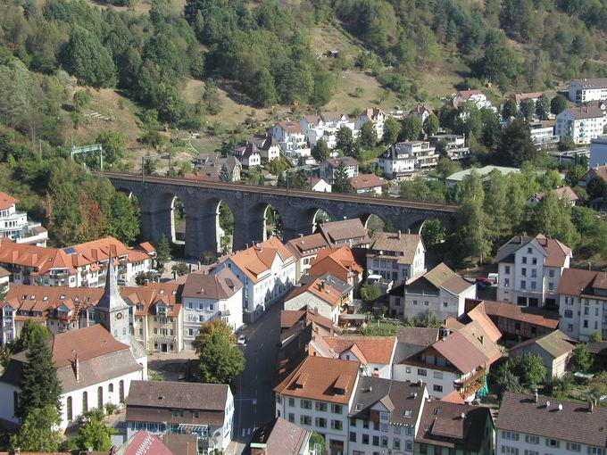 Viadukt Schwarzwaldbahn Hornberg