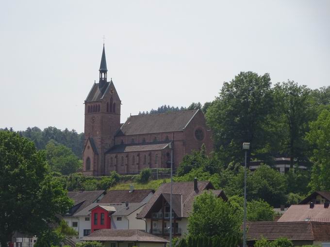 Ostansicht Kirche St. Albin in Waldulm