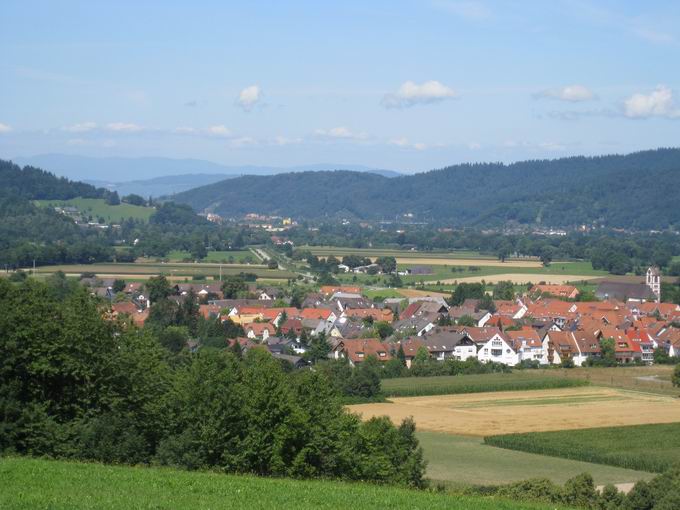 Giersberg: Blick Freiburg