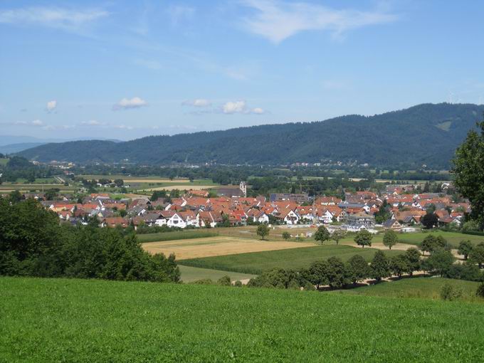 Giersberg: Blick Kirchzarten