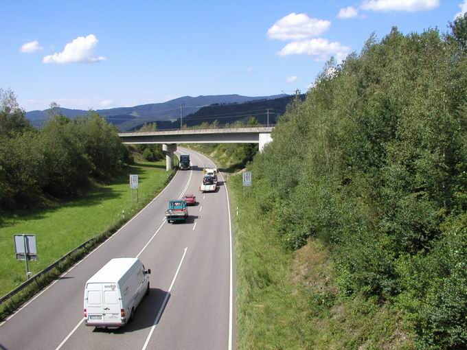 Himmelreich Brcke: Blick Hllentalbahn