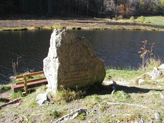 Gedenkstein Nonnenmattweiher