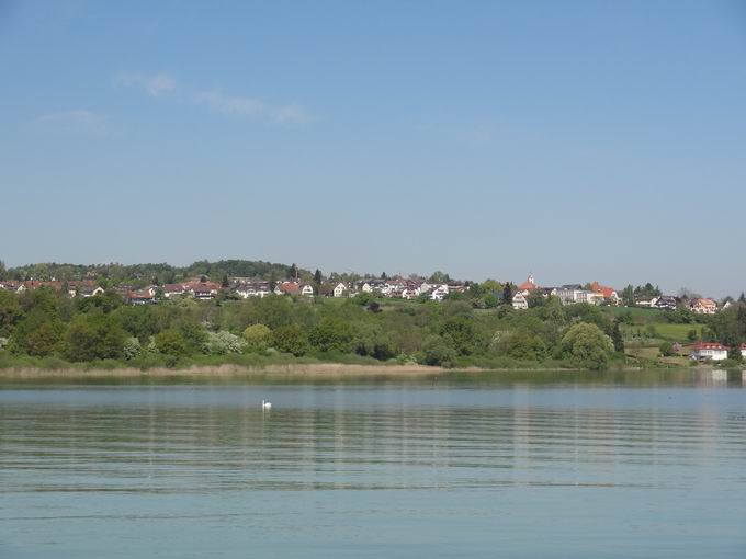 Inselbrcke Mainau: Blick Litzelstetten