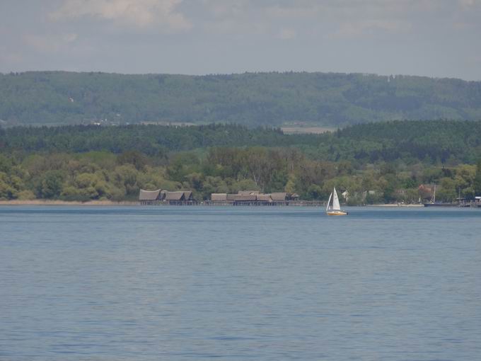 Insel Mainau: Blick Pfahlbaumuseum