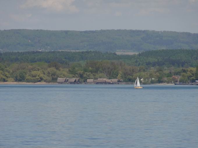 Insel Mainau: Blick Pfahlbaumuseum