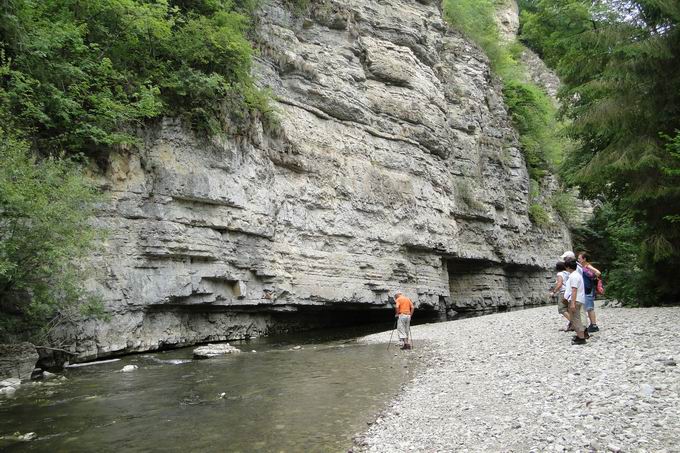 Muschelkalkwand Wutachschlucht