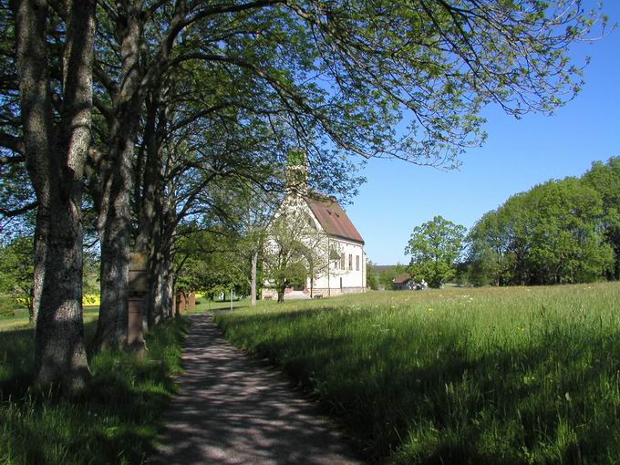 Kreuzweg Wallfahrtskirche Witterschnee