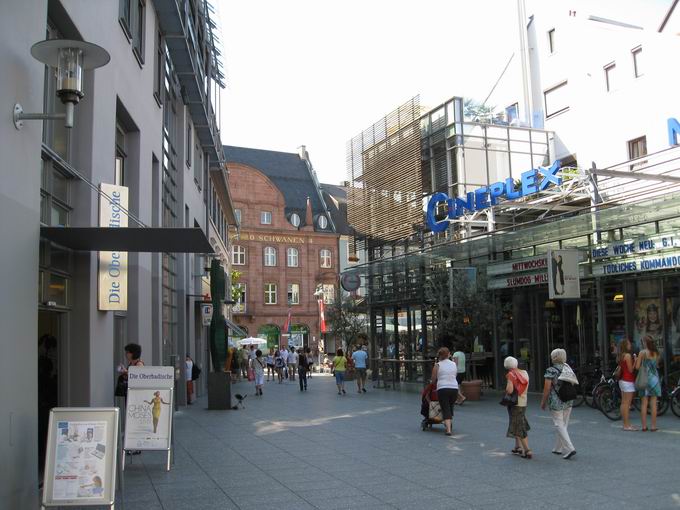 Am Alten Markt Lrrach Blick Basler Strae