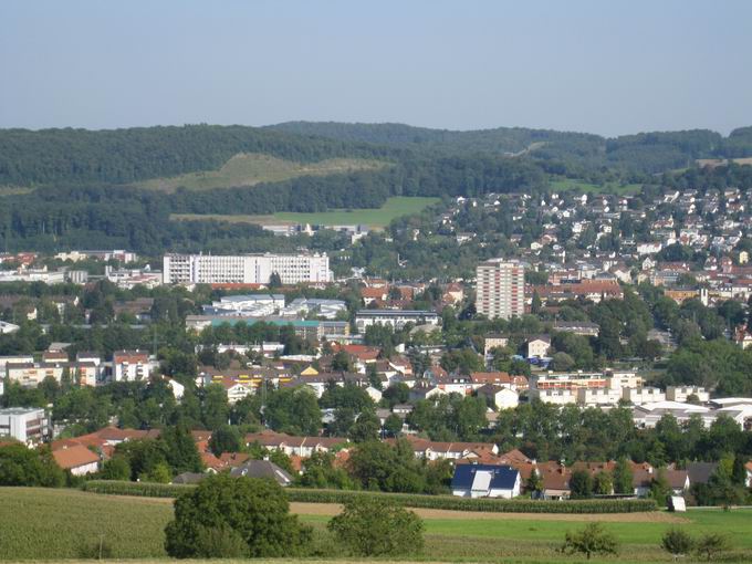 Bergweg: Blick Berufsakademie