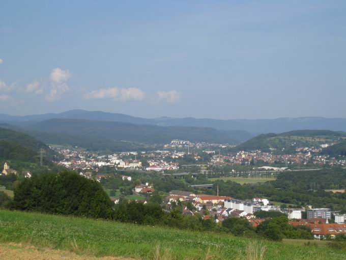 Bergweg: Blick Tumringen