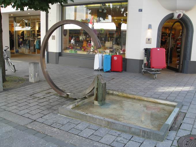 Brunnen Unterbrochener Kreislauf der Natur