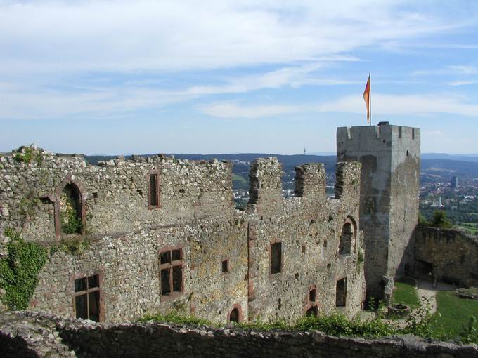 Burg Rtteln: Palas Westansicht