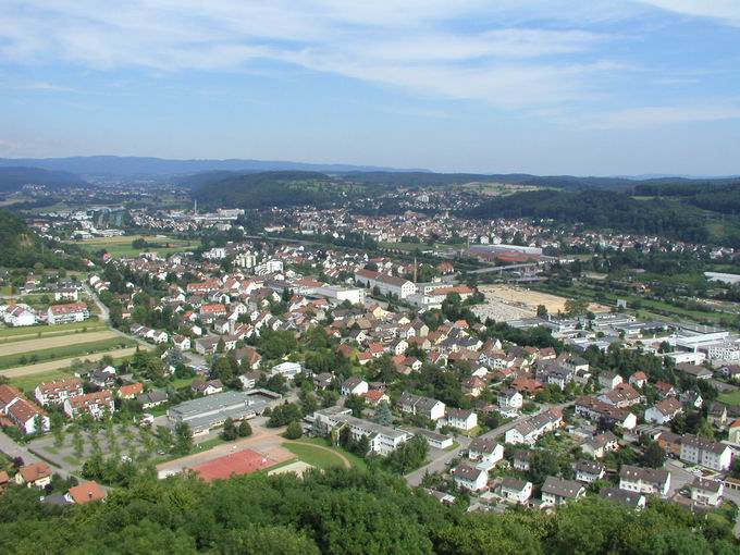 Burg Rötteln: Blick Wiesental