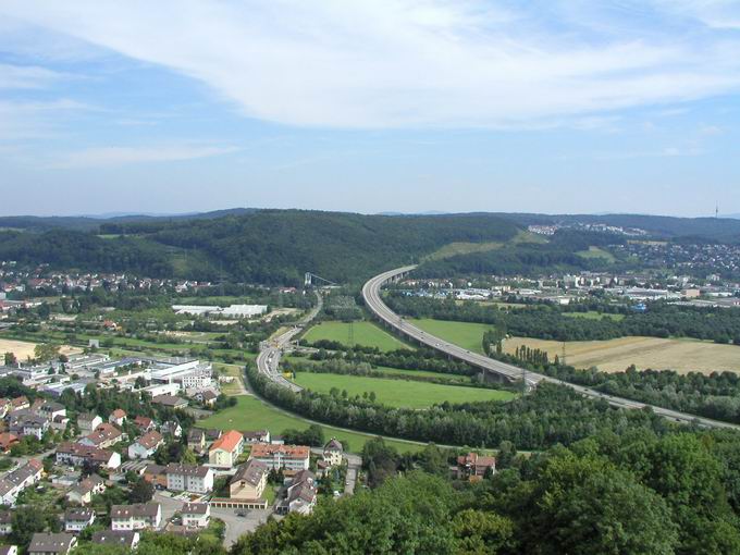 Burg Rtteln: Blick Wiesentalbrcke