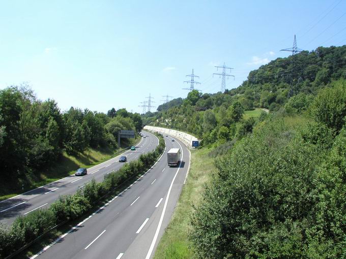 A 98: Westansicht bei Rttelnweiler