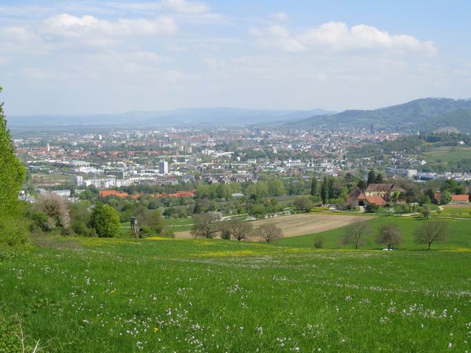 Gaisberg Merzhausen: Blick Breisgauer Bucht