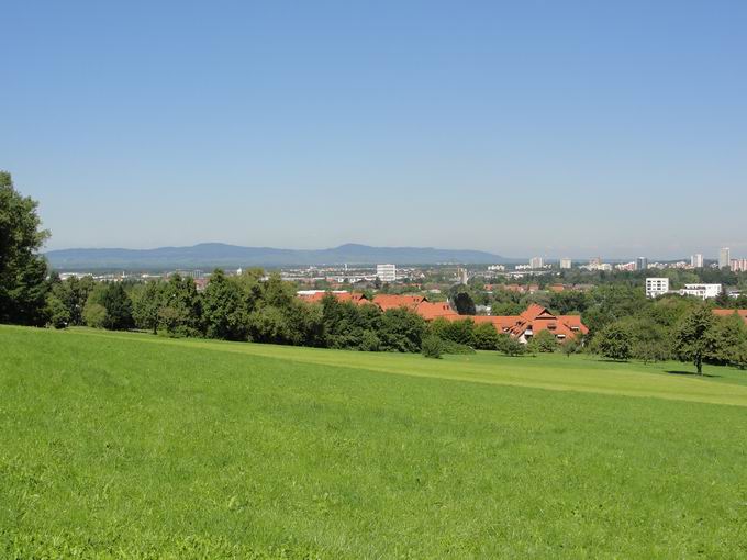 Jesuitenschloss Merzhausen: Blick St. Georgen