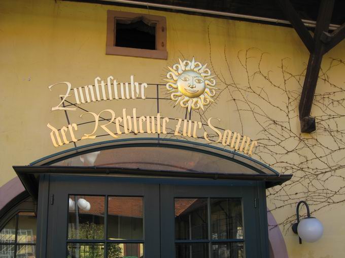 Zunftstube der Reblute Jesuitenschloss Merzhausen