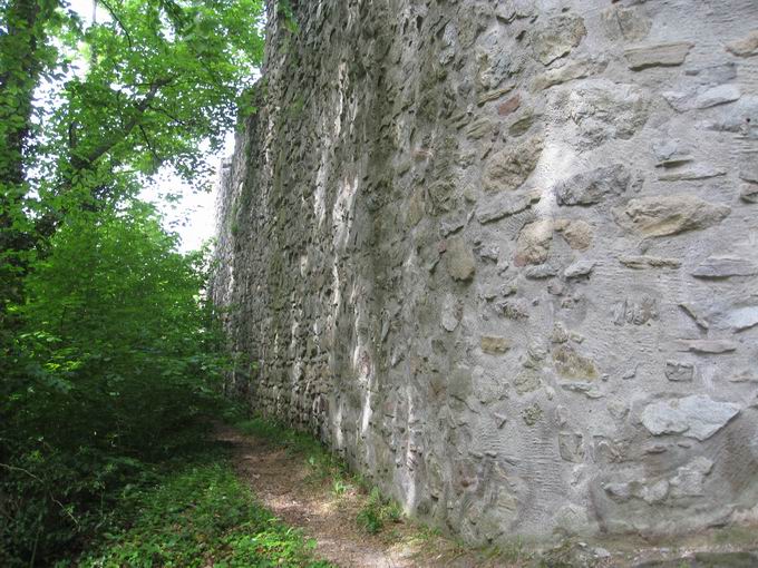 Burg Neuenfels: Schildmauer Sdseite